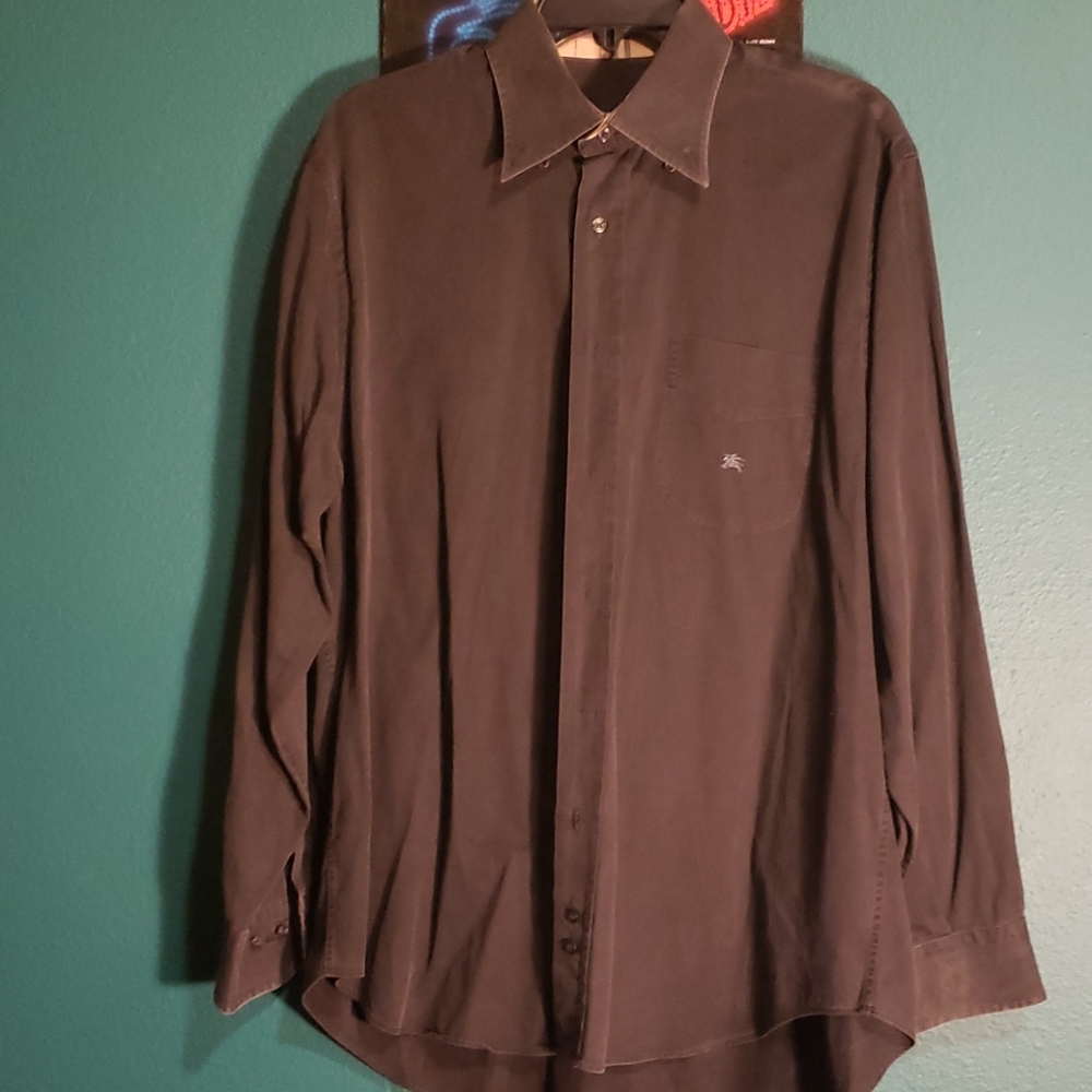 VNTG Burberry mens button up
